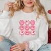 Simply Sage Market S.W.Smiley Valentine Smiley Face Chart Sweatshirt - 2 of 4