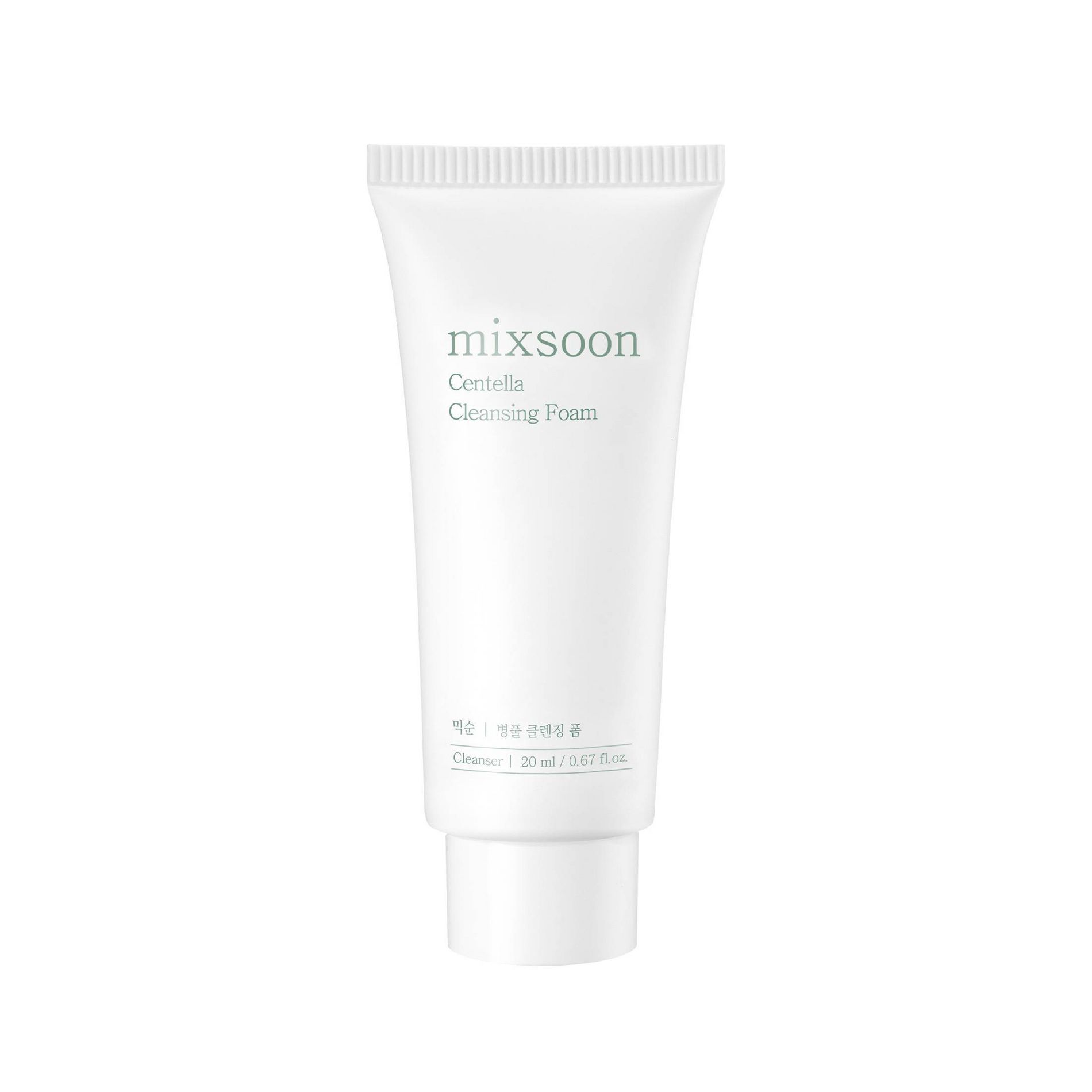 Mixsoon Centella Hydrating and Basic Cleansing Foam Miniature Travel Size - 20ml - Beauty Studio