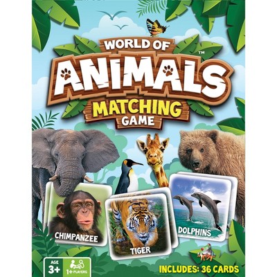 MasterPieces World of Animals Matching Game