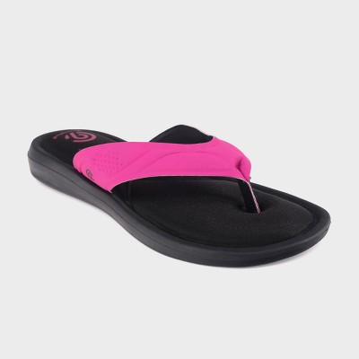 memory foam flip flops ladies