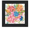 HomeRoots Spring Floral Black Framed Print Wall Art - 4 of 4