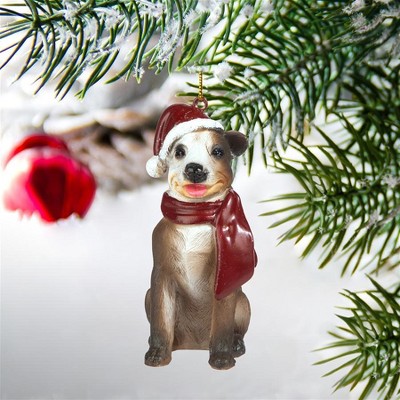 Design Toscano Border Collie Holiday Dog Ornament Sculpture : Target