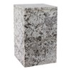 Marble Accent Table - Modern Contemporary Pedestal Design with Sleek Geometric Lines and Decorative Minimalist Aesthetic for Trend-Forward Interiors - 2 of 4