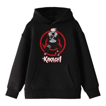 Naruto Shippuden Kakashi Cosplay Jonin Adult Fleece Zip Up Hoodie  Sweatshirt 2XL
