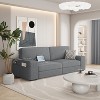 Yaheetech Modern Fabric Sofa Couch with USB Charging Ports for Living Room - 2 of 4