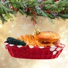Cody Foster 1.75 In Burger Basket Cheese Fries Pickle Tree Ornaments - 3 of 3