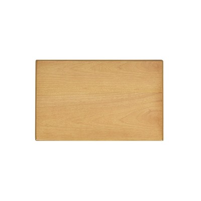 Easton 28" Natural Brown Wood 1-Drawer Side Table with Shelf