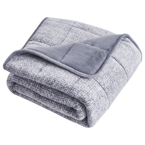 10lbs 50"x60" Machine Washable Shiny Velvet Weighted Throw Blanket - Dream Theory - image 1 of 4