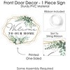 Big Dot of Happiness Boho Botanical - Hanging Porch Greenery Party Outdoor Decorations - Front Door Decor - 1 Piece Sign - image 4 of 4