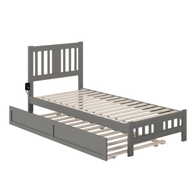 Tahoe Bed with Footboard and Twin Extra Long Trundle - AFI