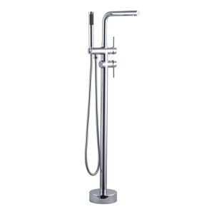 WOWOW 2-Handle Freestanding Tub Faucet with Handshower and Longer Spout - 1 of 4