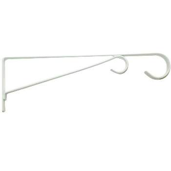 Panacea White Steel 12 in. H Straight w/Loop Plant Hook Panacea White Steel 12 in. H Straight w/Loop Plant Hook