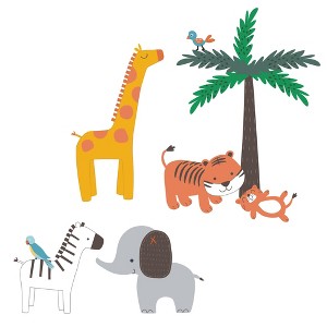 Bedtime Originals Lollipop Jungle Colorful Safari Themed Wall Decals/Stickers - 1 of 4