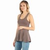 Maternity Scoop Neck Sleeveless Tank Top - 24seven Comfort Apparel™ - 2 of 4