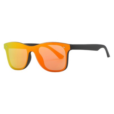 Anna-Kaci Unisex Classic Square Frame Sunglasses with UV400 Protection and Lightweight Design for Casual Look