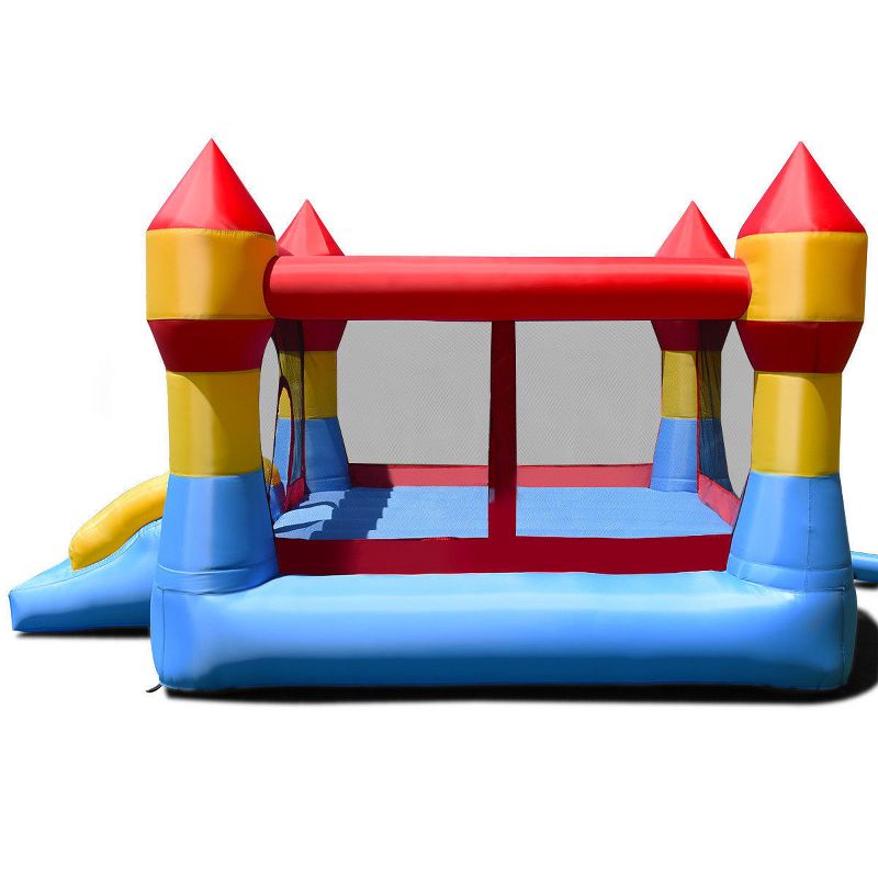 Costway Kid Inflatable Bounce House Castle Moonwalk Playhouse Jumper Slide, 5 of 11