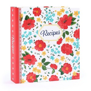 LotFancy Recipe Binder 8.5"x11", 40 Recipe Cards Blank Kitchen Cookbook Binder Organizer Kit - 1 of 4