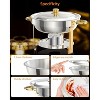 5QT Chafing Dish Buffet Set, Food Warmers and Servers, Stainless Steel Chafer with Lid, Frame & Fuel Holder for Catering, Parties, Festivals - 4 of 4