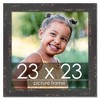 PosterPalooza | Square Shabby Chic Black Picture Frame - UV Acrylic, Foam Board Backing, Hanging Hardware - 2 of 4