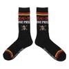 One Piece Live Action Straw Hat Pirates Logo Men's Black Athletic Crew Socks - 2 of 4