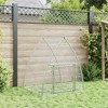 vidaXL Rabbit Hutch/Animal House - Spacious Outdoor Enclosure for Small Animals with Lockable Door, Galvanized Steel, Silver, 41.3"x39.4"x47.2" - 3 of 4