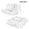 Runesay Modern Gray Convertible Fold-Out Double Sofa Bed - 2 of 4