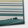5'x7' Textural Stripe Rectangular Woven Outdoor Area Rug Light Green - Threshold™ - 4 of 4