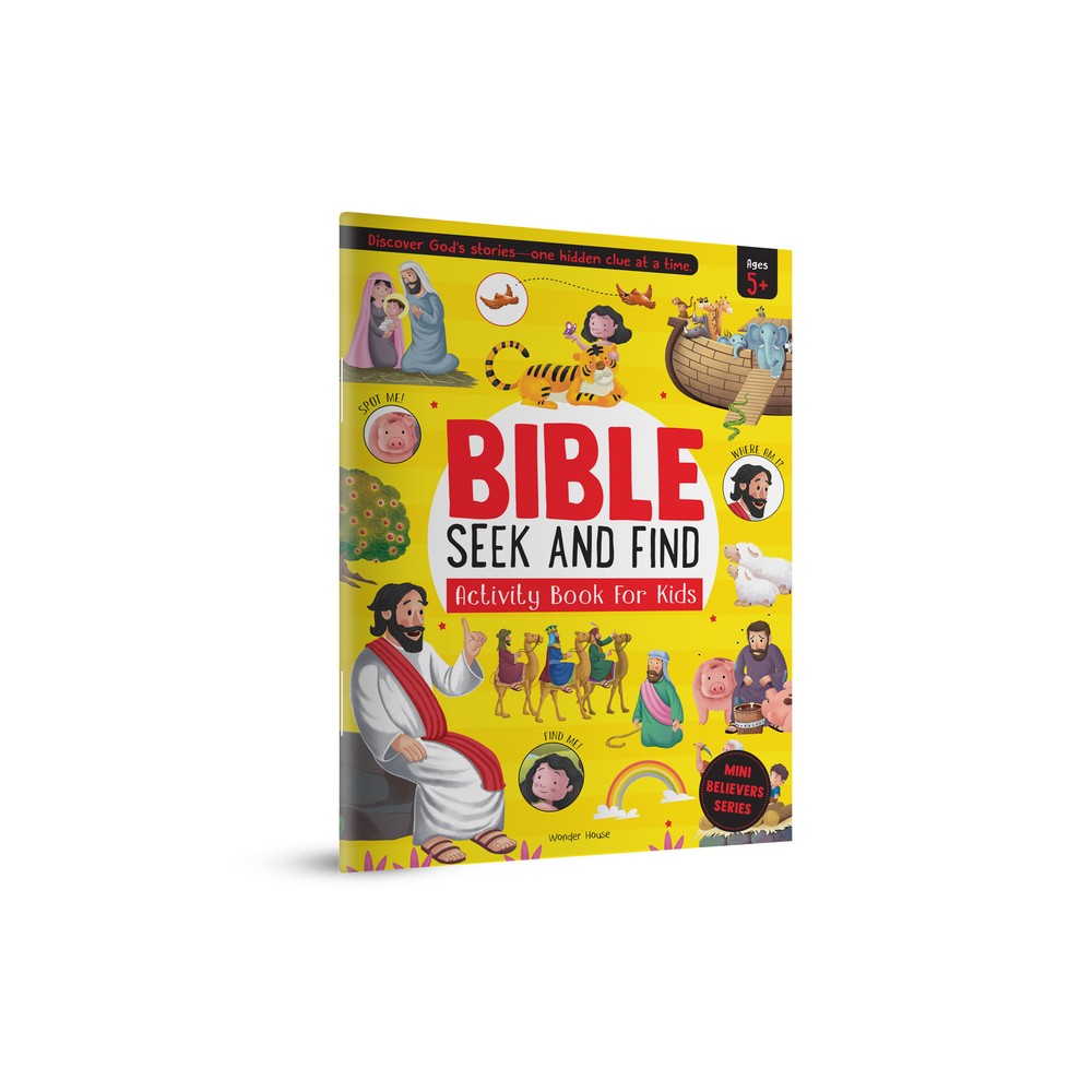 Bible Seek and Find Activity Book for Kids - by Wonder House Books (Paperback)