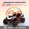 ANPABO 24V Truck Two Seater With Remote And Bluetooth - 3 of 4