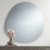 Possini Euro Design Brando Round Decorative Wall Mirror Modern Silver Frameless 37 3/4" Wide Bedroom Living Room Home House Office - 2 of 4