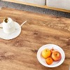 GlasFlength Square Coffee Table, Modern and Stylish Design, Suitable for Living Room, Patio, Bedroom, Brown, 31.5" * 31.5" * 15" - 3 of 4