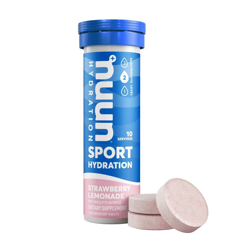 nuun Hydration Sport Drink Vegan Tabs - Strawberry Lemonade - 10ct, 1 of 13