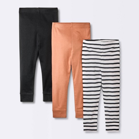 Baby 3pk Pants - Cloud Island™ Black 6-9m : Target