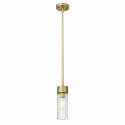 Empire - 1 Light Stem Hung Pendant In Modern Style-9.63 Inches Tall and 3.13 Inches Wide