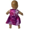 Doll Clothes Superstore Fuschia Print Dress Fits 15-16 Inch Baby Dolls - 3 of 4