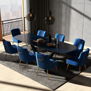 SEYNAR Modern Glam Velvet Dining Chair Set of 8 for Dining Room, Tufted Vanity Chair for  Living Room - 1 of 4