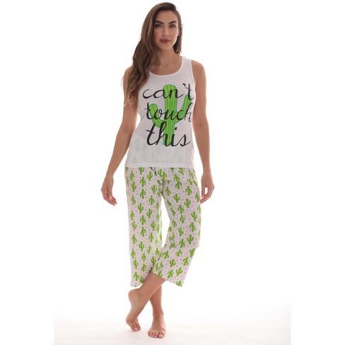 Just Love 100% Cotton Women Pajama Ribbed Tank & Jersey Pant Sets :  : Clothing, Shoes & Accessories