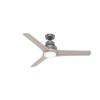 52" Lakemont Damp Rated Ceiling Fan with Remote (Includes LED Light Bulb) - Hunter Fan