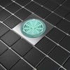 Unique Bargains PVC Anti-Odor Durable Anti-Slip Bathroom Floor Drain Stoppers - 3 of 3