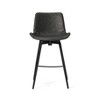 Maven Lane Victor Counter Stool with Faux Leather 26" - 2 of 4