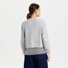 Women's Lace Hem Pullover Sweatshirt - Universal Thread™ Light Gray - 2 of 3