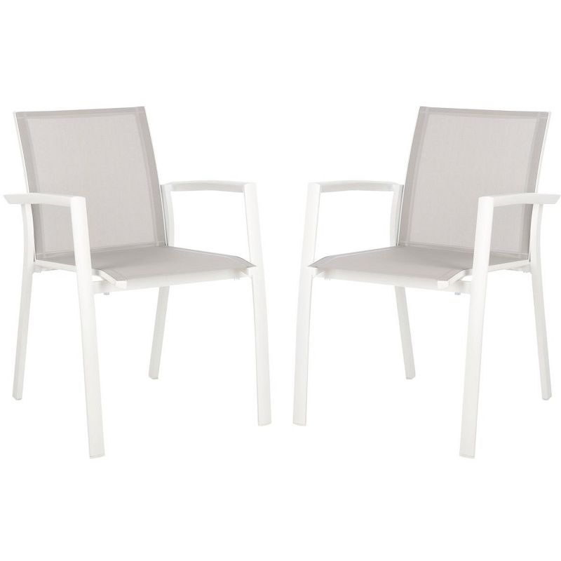 Negan Chair (Set of 2) - Grey - Safavieh, 2 of 10