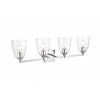 Elegant Lighting Gianni 4 light Chrome and Clear Bath Sconce - image 3 of 4