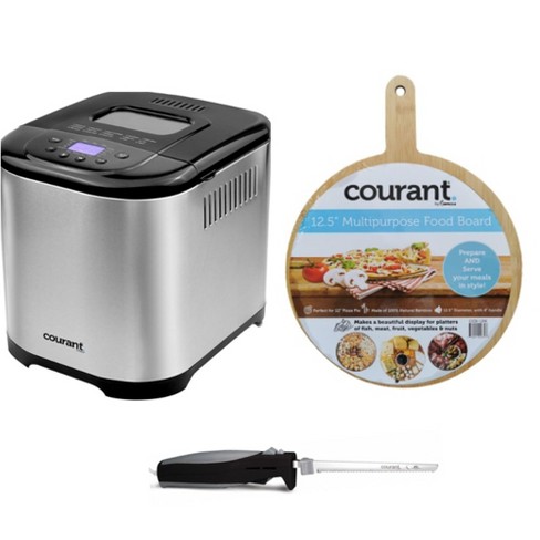 Courant Bread Maker Machine 3 Loaf Sizes, 15 Pre-Programmable