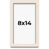 PosterPalooza | Photo Size Barnwood Shadow Box White Picture Frame - UV Acrylic, Backing, Hanging Hardware - 2 of 4