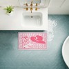 Stupell Industries Pink Pastel Cowgirl Printed Plush Bath Mat And Bath Rug, Design By Corinne Rose Designs, 18"X30" - 4 of 4