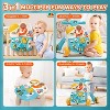 Skirfy 3-in-1 Baby Walker, Push-Along Learning Toys, Adjustable Speed and Height Musical Activity Center - 3 of 4