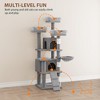 Large Cat Tree for Big Cats, Multi-Level Cat Tower for Indoor Cats, Scratching Post,Condo,Platforms,Cat Tunnel,Hammock,Feeding Station,Pet Play House - 2 of 4