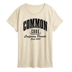 Women's - Instant Message - Common Core Confusing Parents Short Sleeve Graphic T-Shirt - 1 of 4