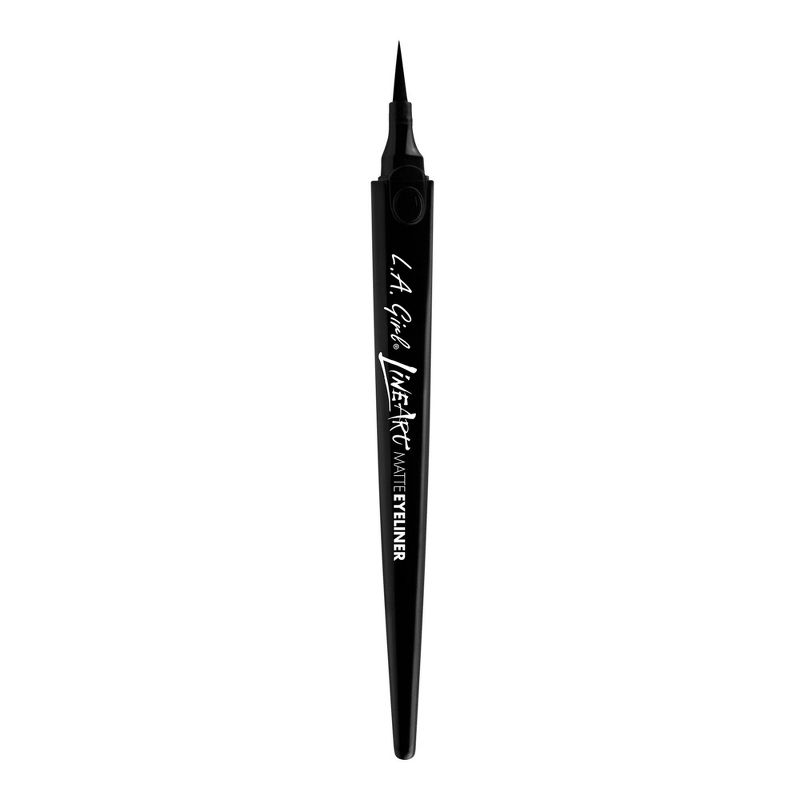 L.A. Girl Line Art Matte Eyeliner Pen - Intense Black - 0.014 fl oz, 4 of 8